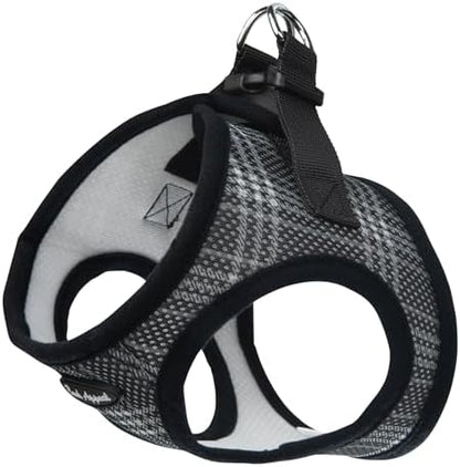 Bark Appeal Black Plaid Step-in Dog Harness by BarkAppeal