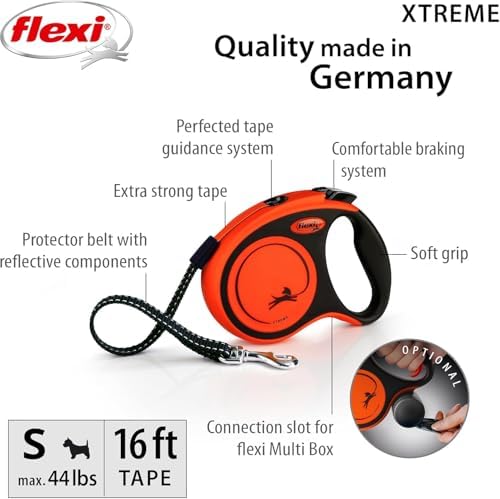 FLEXI® Xtreme Tape Retractable Dog Leash, 16 ft - Image 2