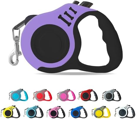 Retractable Dog Leash Automatic Telescopic Tractor Dog Tape by LIEVUIKEN