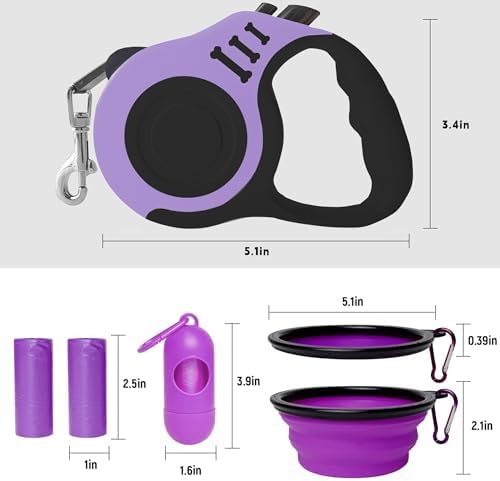 Retractable Dog Leash Automatic Telescopic Tractor Dog Tape - Image 2