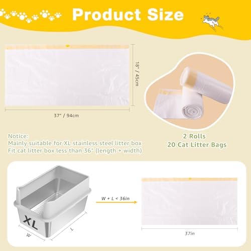 Litter Box Liners 20 Count - Image 2