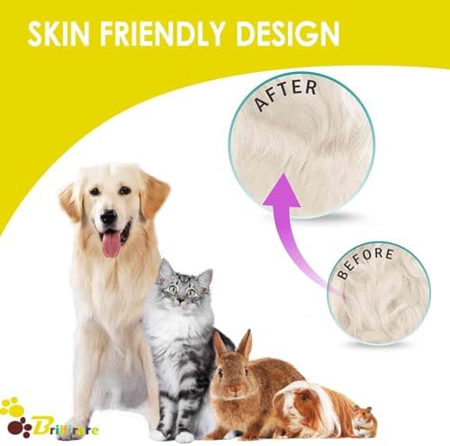 2 Pack Dog Grooming Comb Pet, Stainless Steel Cat Combs - Image 6