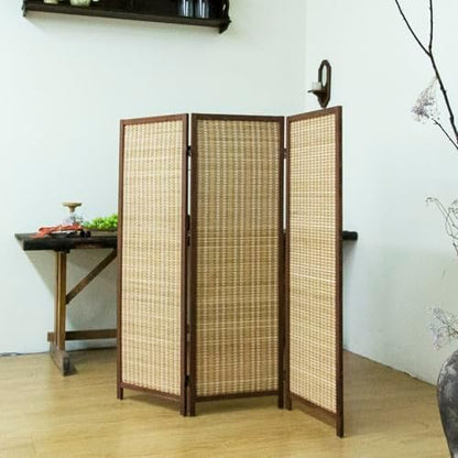 3 Panel Short Room Divider – 3.9 ft Tall Double-Side Folding Privacy Screen - Image 5