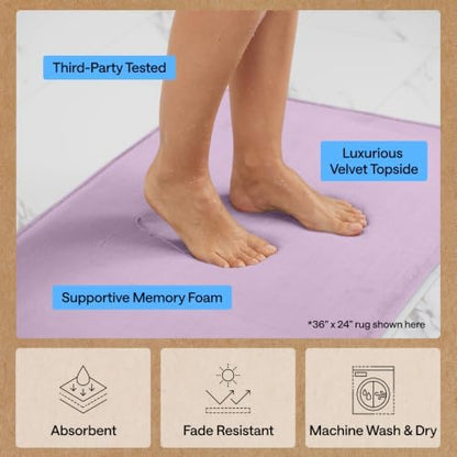 GORILLA GRIP® Memory Foam Bath Rug - Image 5
