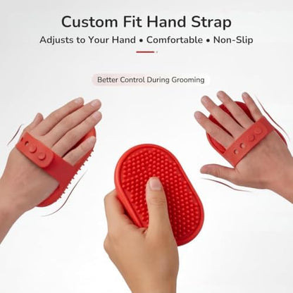 Pets&Goods Rubber Pet Grooming Brush - Image 3
