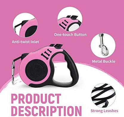 Retractable Dog Leash Automatic Telescopic Tractor Dog Tape - Image 5