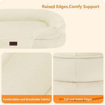Dwanton Orthopedic Waterproof Medium Dog Bed Sofa, Gel Memory Foam - Image 5