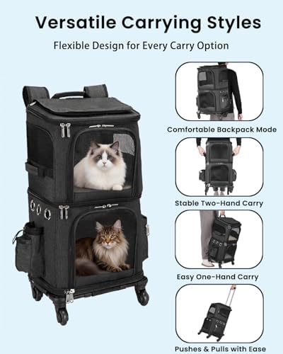 HOVONO Double-Compartment Cat Carrier Backpack - Image 4