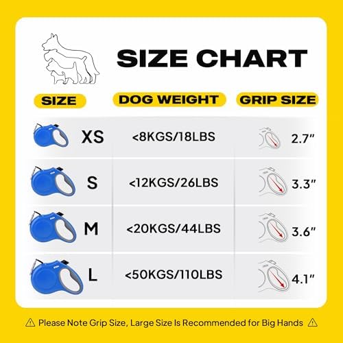 Fida Retractable Dog Leash, 16ft Heavy Duty Pet Walking Leash - Image 7