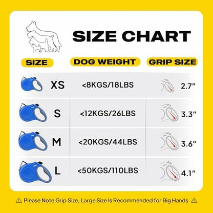 Fida Retractable Dog Leash, 16ft Heavy Duty Pet Walking Leash - Image 7