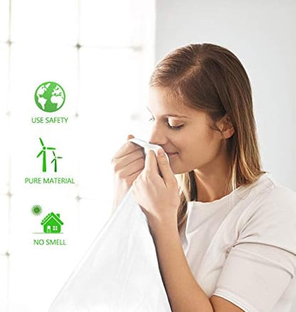 Teivio Medium Clear Trash Bags 10 Gallon 40 Count Kitchen Garbage Bags - Image 6