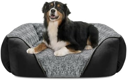 INVENHO X-Large Dog Bed Rectangle Washable Orthopedic Soft Calming Sleeping by INVENHO