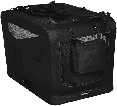 Amazon Basics Portable Soft Pet Dog Crate Carrier Kennel by AmazonBasics