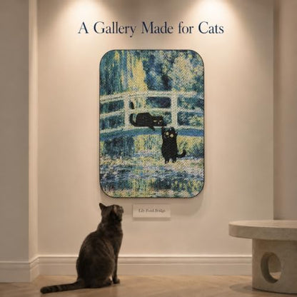 Cat Wall Scratcher, Art Cat Scratching Board - Image 6