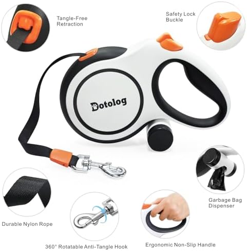 Retractable Dog Leash, 26ft Retractable Lead - Image 4