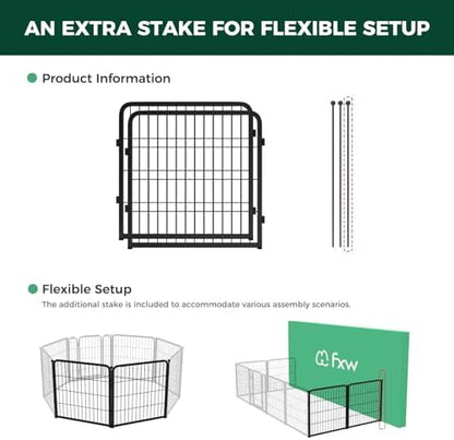 FXW Homeplus Indoor Dog Playpen, 2 Panels, - Image 2