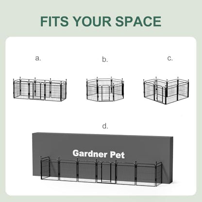 Gardner Pet Dog Playpens, Foldable Pet Play Yard Gate - Image 4