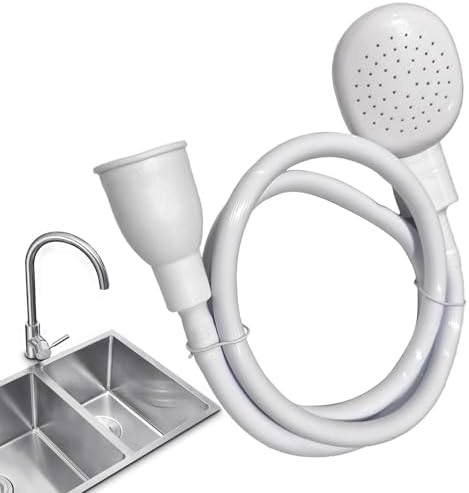6.56FT/2M Sink Spray Rubber Hose, Sink Hose Sprayer Attachment by Mingxiong