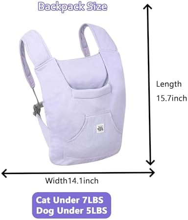 FLAdorepet Small Dog Front Carrier Sling Bag Pet Chest Backpack - Image 5