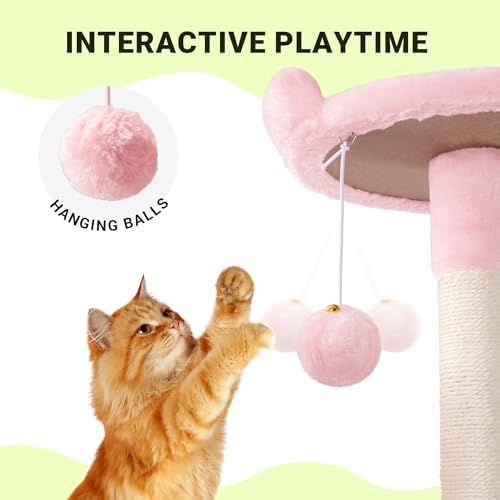 Allewie 64 Inches Multi-Level Cat Tree Tower - Image 5