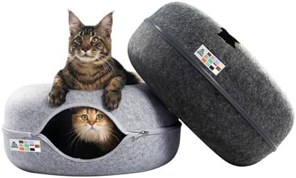 Cattasaurus Peekaboo Cat Cave Donut by Cattasaurus