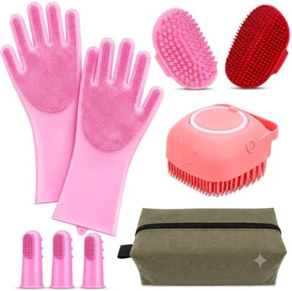 9PCS Pet Grooming & Bathing Kit by Unknown
