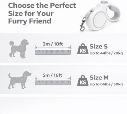 10-16FT, Highly Reflective Retractable Dog Leash - Image 3