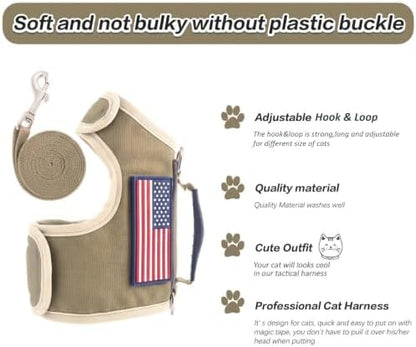 Cat Harness and Leash Set for Walking Escape Proof - Image 2