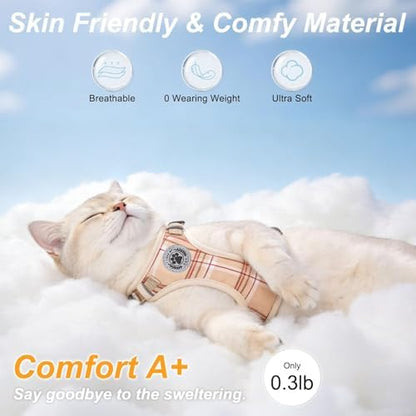 BEAUTYZOO Cat Harness and Leash Set, Escape Proof and Adjustable - Image 3