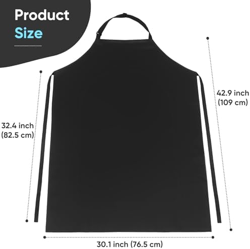 Waterproof Apron 43in PU Leather Heavy Duty - Image 3