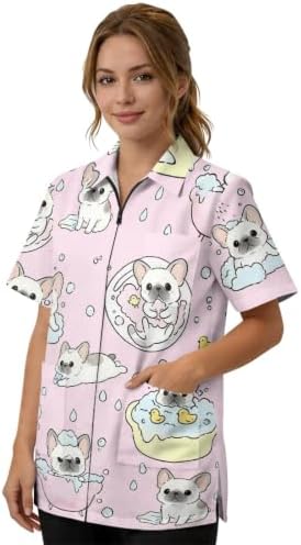 Funny Print Barber Jackets & Smocks by Unknown