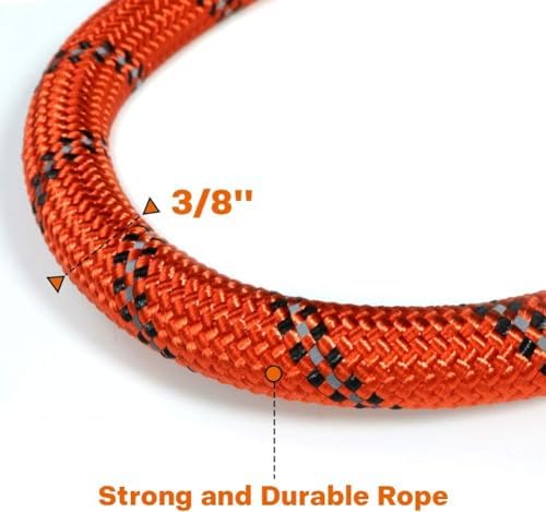 Taglory Rope Dog Leash for Small Medium Dogs, 6 FT Padded Handle - Image 3