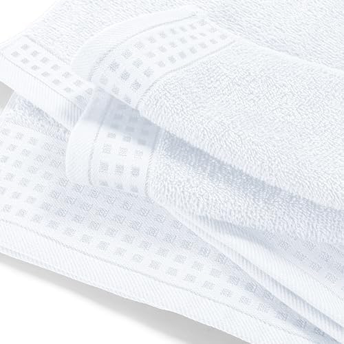 GLAMBURG Ultra Soft 4 Pack Oversized Bath Towel Set 27x54 inches, 100% Cotton - Image 2