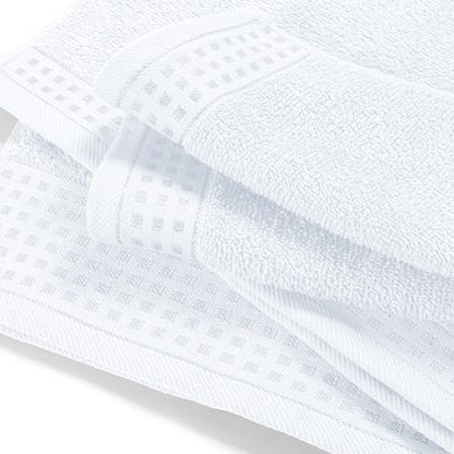 GLAMBURG Ultra Soft 4 Pack Oversized Bath Towel Set 27x54 inches, 100% Cotton - Image 2