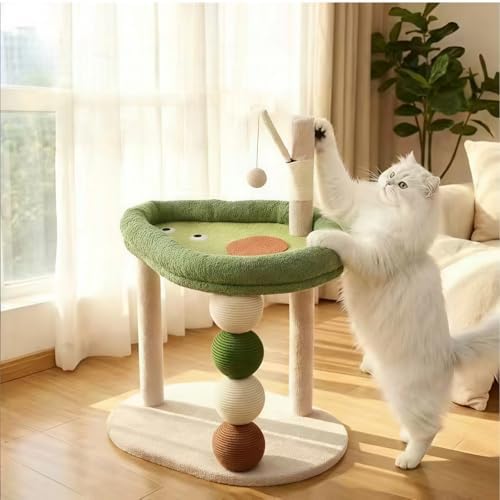 Cat Scratching Post, 28.35" H Cat Tree/Cat Tree Tower by Unknown