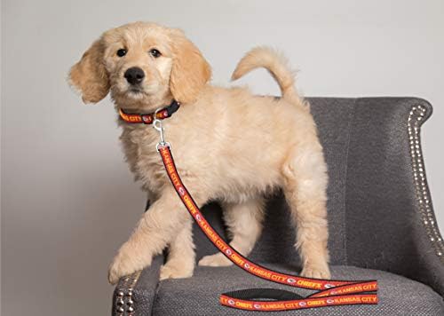 Pets First NFL Licensed Kansas City Chiefs Pet Leash, Size Medium – Durable - Image 3