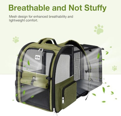 Large Cat Backpack Carrier Expandable Pet Carrier Backpack - Image 6
