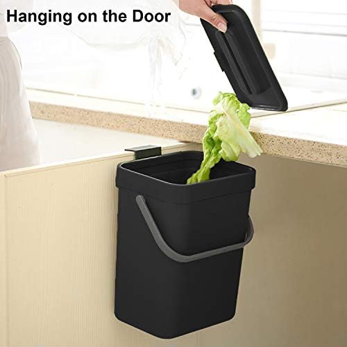 LALASTAR Mini Countertop Trash Can, Compact Waste Basket Garbage Can, Small - Image 6