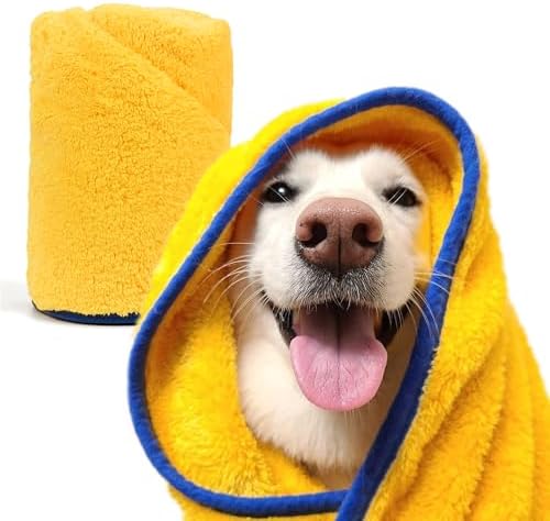PETHROOM Ultra Absorbent Pet Towel | Quick-Drying, Soft Microfiber Dog & Cat by PETHROOM