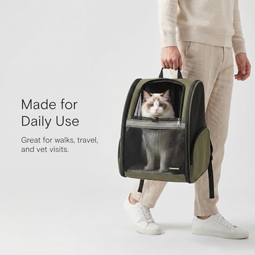 Cat Backpack Carrier for Small Dogs and Medium cat Puppy Kitten Bunny Pet - Image 5