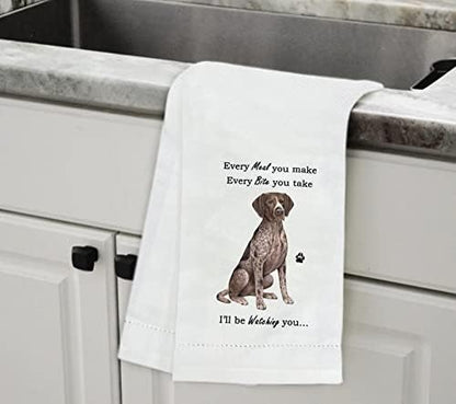 E&S Imports Weimaraner Kitchen Towels - Image 2