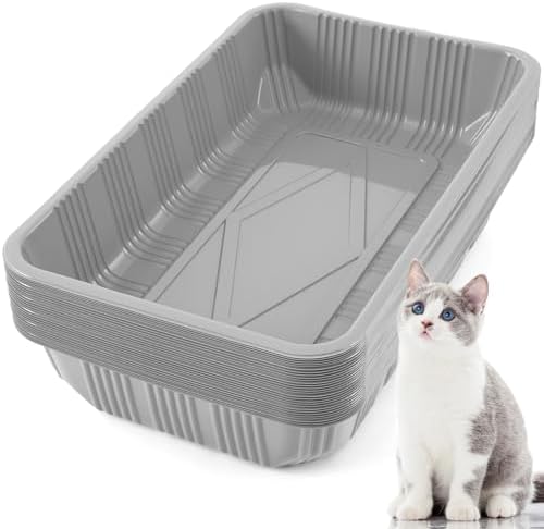 Tessco for you 30 Pack Disposable Litter Boxes for Cats by Tessco