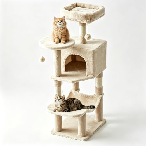 DUMOS Small 44 Inch Cat Tree Tower by DumosLifestyle