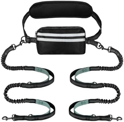 Hands Free Dog Leash for Two Dogs Walking, by Yicostar