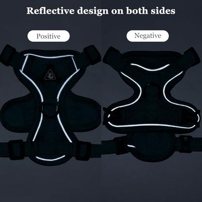 Wanheart cat Chest Harness and Leash, Anti-Escape Adjustable Soft mesh cat - Image 3
