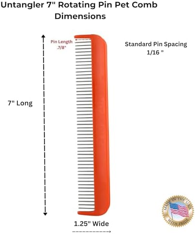 Pet comb for easy mat removal - Image 3