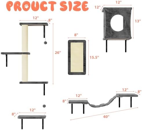 Cat Wall Shelves Set - Image 4