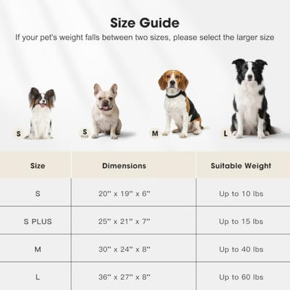 MIXJOY Dog Bed Medium Size Dog, Washable Medium Dogs Bed - Image 6