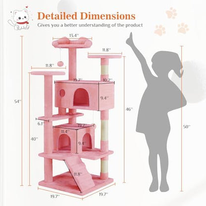 Sweetcrispy 54-inch Cat Tree Tower - Image 5