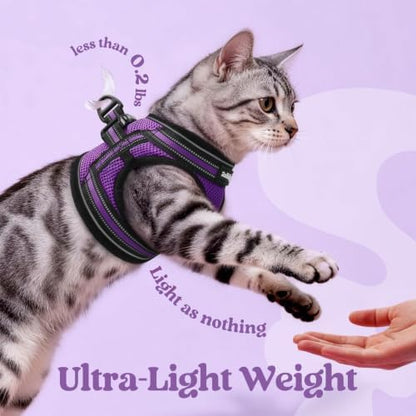 rabbitgoo Cat Harness and Leash Set, Step-in Soft Vest - Image 6
